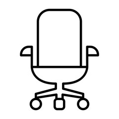 Office chair icon