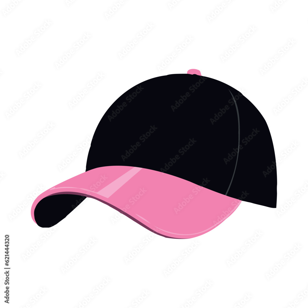 Wall mural Modern baseball cap design in vector illustration