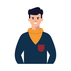 Smiling businessman, success and confidence