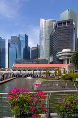 Office buildings on Collyer Quay, Singapore