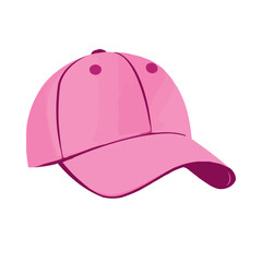 Baseball cap icon on white background vector