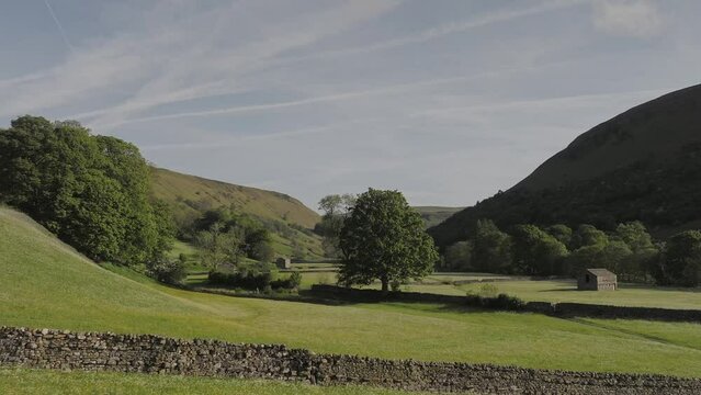 Drone footage of Mukers and the flower meadows in North Yorkshire including footage higher up the valley