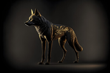 Blackgolden Wolf