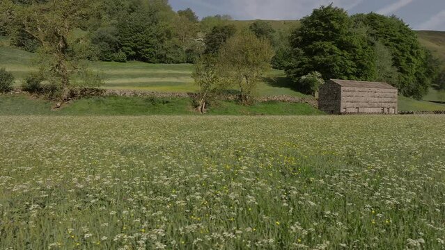 Drone footage of Mukers and the flower meadows in North Yorkshire including footage higher up the valley