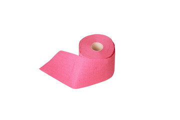 Roll of toilet paper isolated on transparent background, personal hygiene item