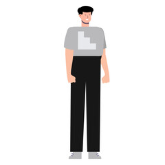 Modern Office Flat Character Set for Animation and Customisation use cases