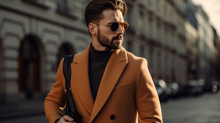 Obraz premium Accessorize with Confidence: Essential Tips for Men to Elevate Their Style, generative AI