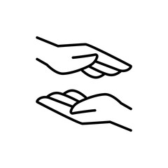 Obraz premium Helping icon