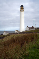 Fototapeta na wymiar Lighthouse - Scurdie Ness - Montrose - Angus - Scotland - UK