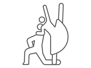 symbol icon people dancing