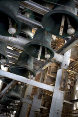 Carillon in the top of the tower bell - Church of St Nicholas - Aberdeen - Scotland - UK
