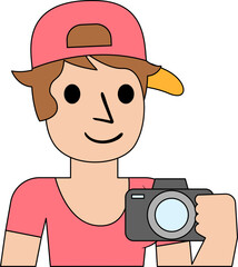 Photographer Illustration