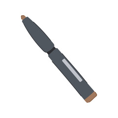 eye eyeshadow face cartoon. color macro, sample artist, gold palette eye eyeshadow face sign. isolated symbol vector illustration