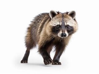 Obraz premium たぬき 白背景 AI生成画像 ジェネレーティブAI