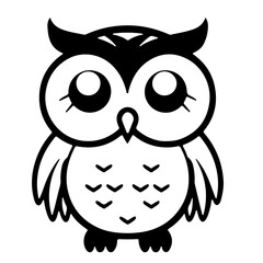 Halloween, outline vector illustration