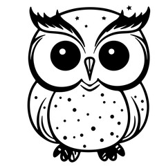 Halloween, outline vector illustration