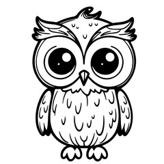 Halloween, outline vector illustration