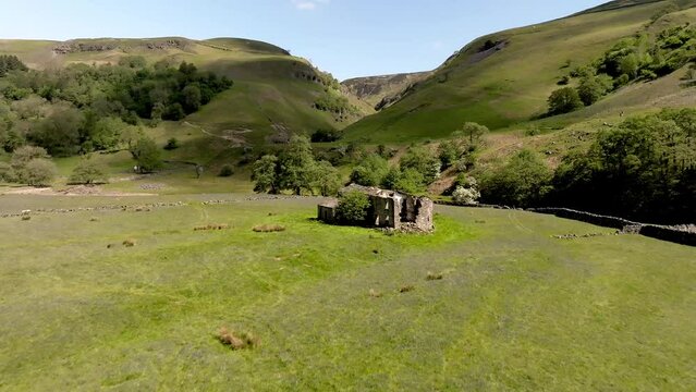Drone footage of Mukers and the flower meadows in North Yorkshire including footage higher up the valley