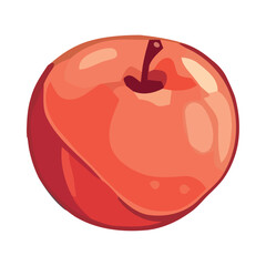 Juicy organic apple, symbol of healthy eating