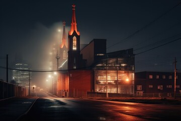 Futuristic prospective Urban Church