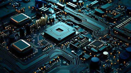 Fototapeta premium Unveiling Technological Wonders: Exploring the Intricate World of Hardware Electronic Development