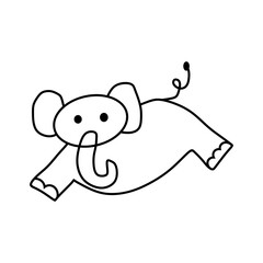 elephant cartoon vector 3