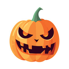 Fototapeta premium Smiling pumpkin spooky Halloween fun