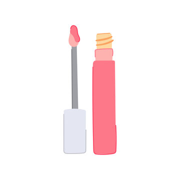 beautiful lipstick makeup cartoon. lip cosmetic, girl fashion, lips face beautiful lipstick makeup sign. isolated symbol vector illustration