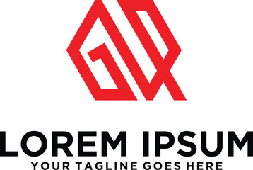 Initial letter GLP logo design