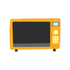 timer microwave oven cartoon. modern cook, defrost electric, heat household timer microwave oven sign. isolated symbol vector illustration