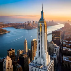 Crédence en verre imprimé Empire State Building New York city