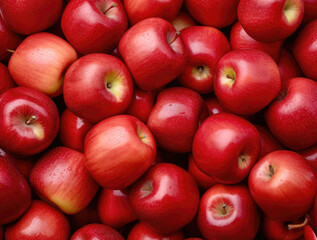 Background of red apples