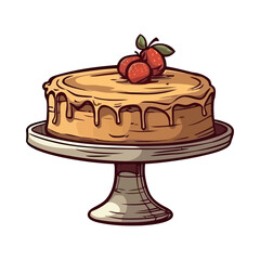 Sweet berry cheesecake with whipped cream