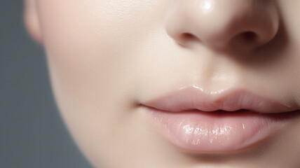 Obraz premium Cosmetic cream background. Created with generative Ai technology.