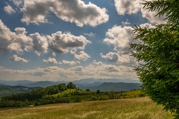 Molise, Italy.  Spectacular summer panorama.