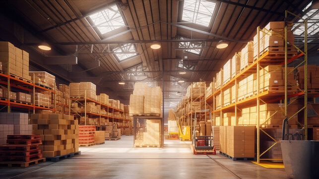Third-Party Logistics (3PL) Provider: They can feature pictures of their warehouse operations, including organized storage, order picking, and transportation