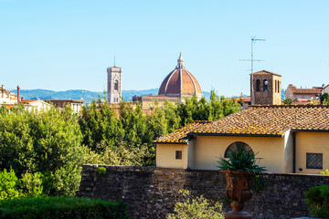 Fototapeta na wymiar Colorful Italy, Tuscany region, Florence
