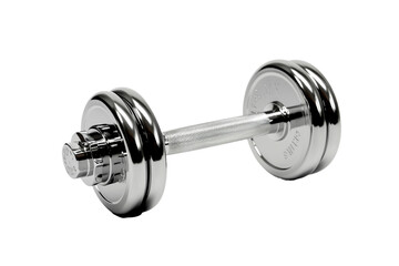 Dumbbell. isolated object, transparent background
