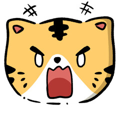 cartoon tiger