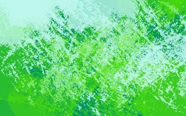 Abstract grunge texture green color background vector