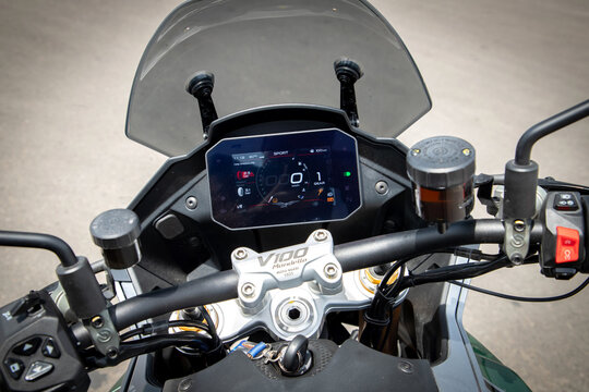 Moto Guzzi V100 Mandello is a cruiser motorcycle manufactured and marketed by Moto Guzzi.