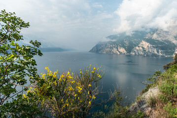 Gardasee, Riva del Garda Ausblick von Forte Garda