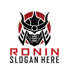 Samurai Logo. Ronin Ninja Samurai Logo vector