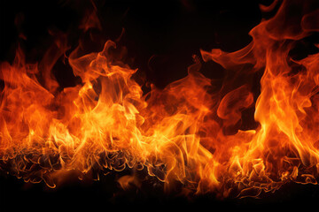 Fototapeta na wymiar fire flame hot on background