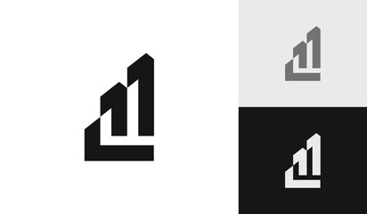 Building apartment logo design vector