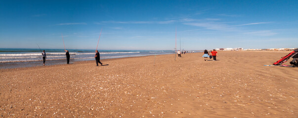 Playa de Punta Umbría, Huelva, Andalucía, España.
