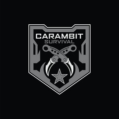 karambit badge survival logo