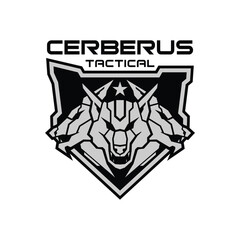 CERBERUS TACTICAL LOGO DESIGN TEMPLATE