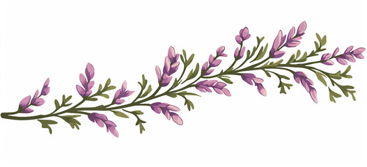 Branch heather mother's day mom vector print purple flowers
blossom Valentine's day