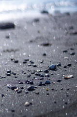 rain on the beach